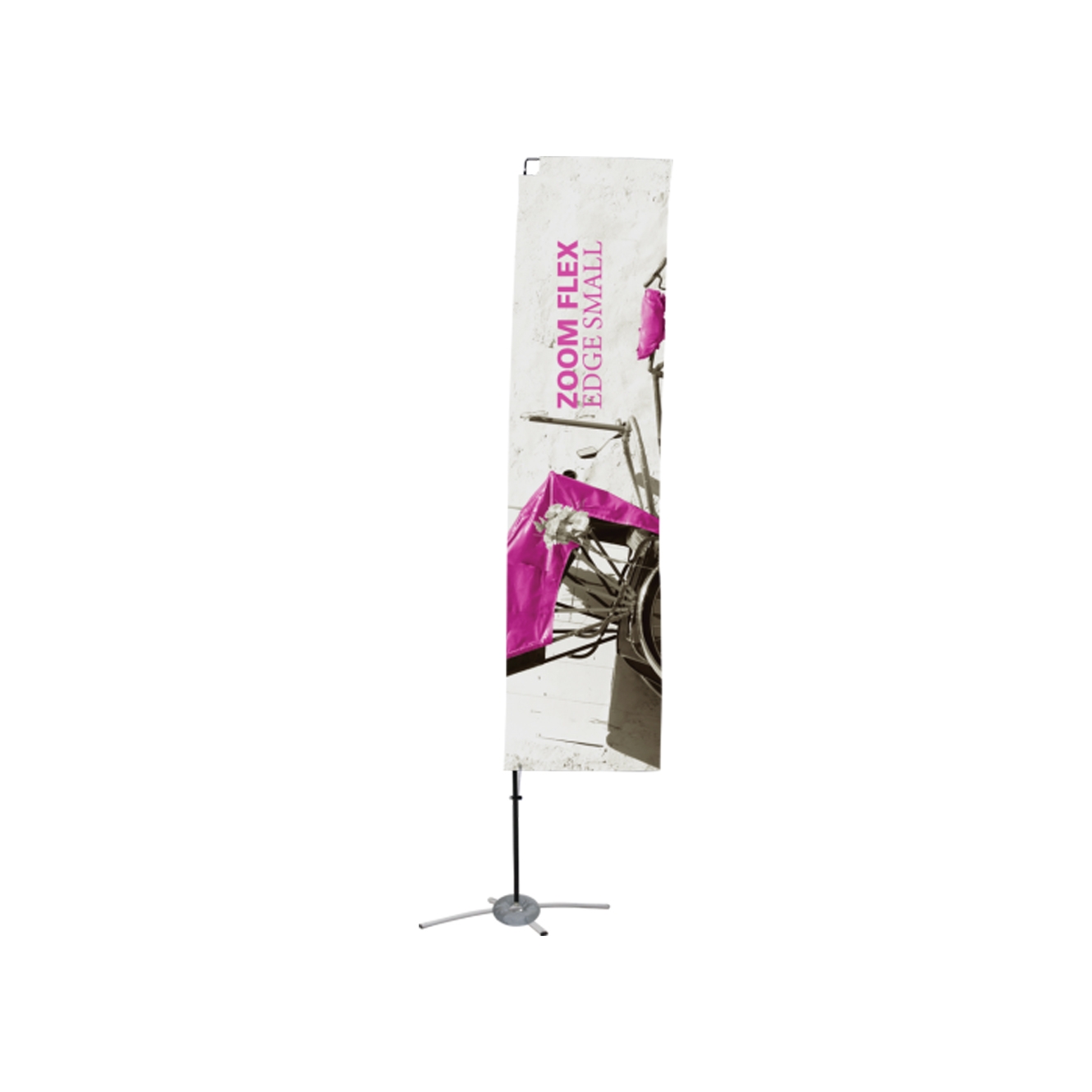 Zoom Flex Medium Feather Flag Double-sided