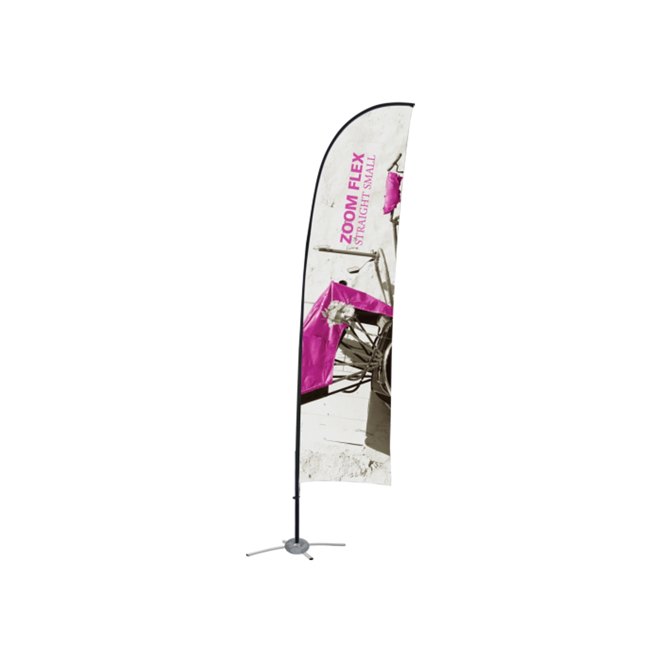 Zoom Flex Medium Straight Flag Double-sided