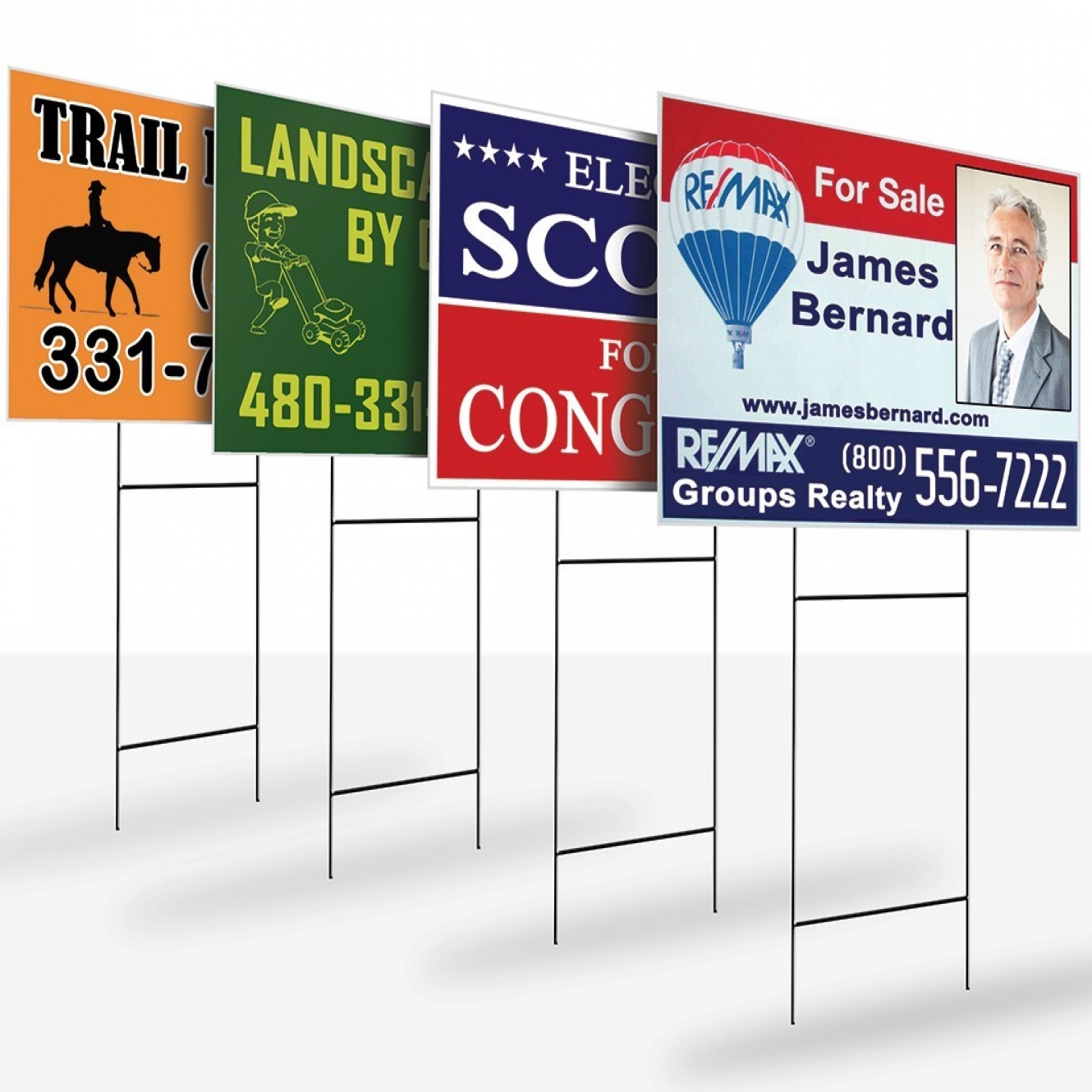 LAWN SIGN / H FRAME 18X24