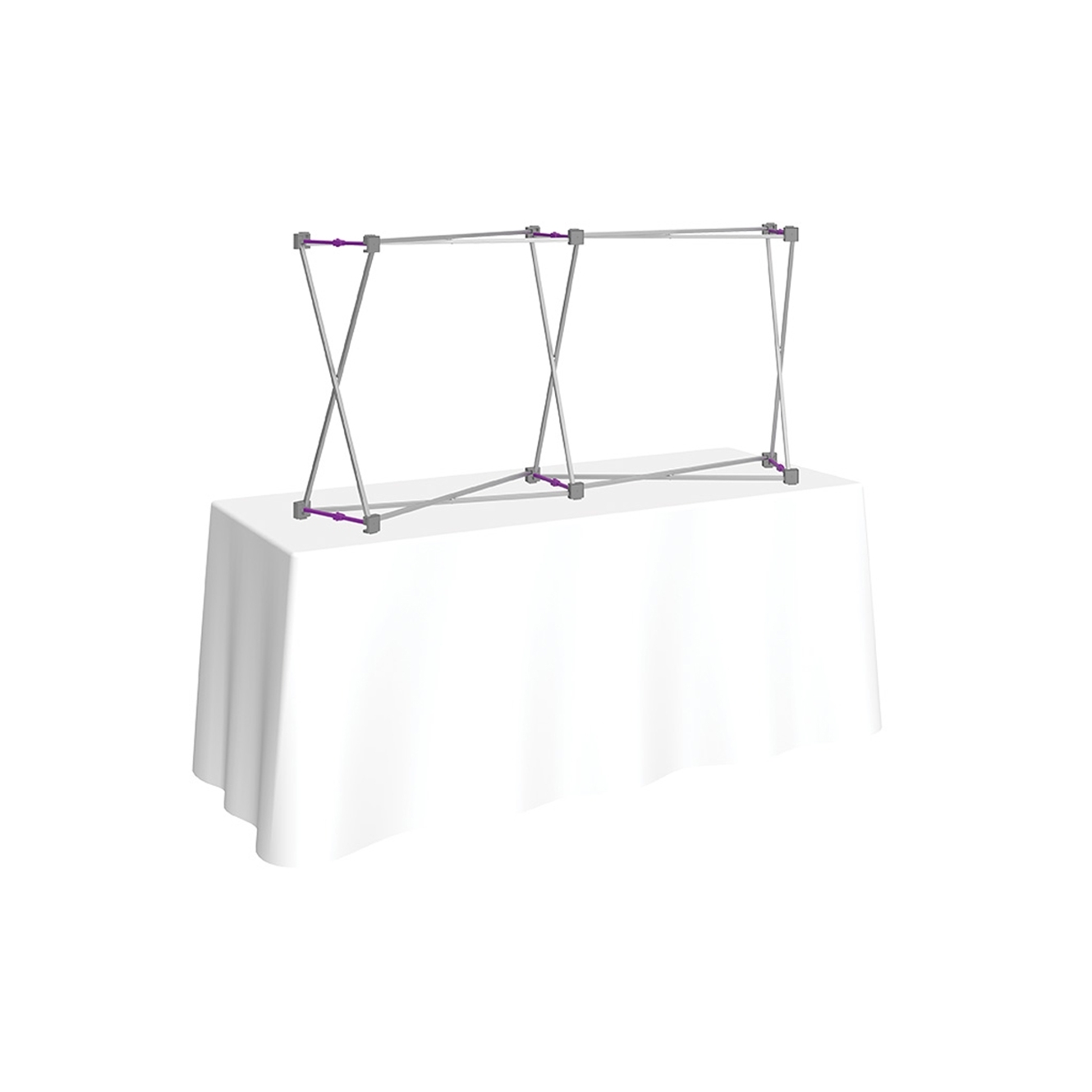 Pop-Fab 2x1 Tabletop Straight Tension Fabric Display