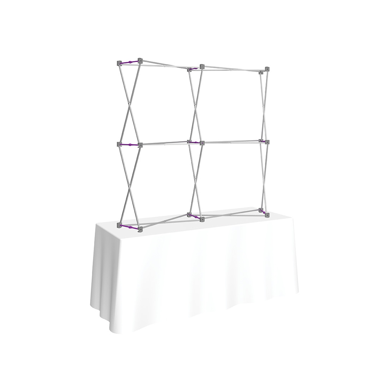 Pop-Fab 2x2 Tabletop Curved Tension Fabric Display